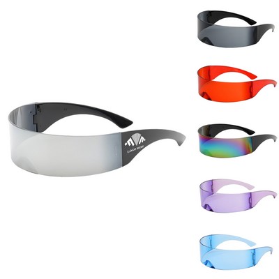 Futuristic Visor Sunglasses