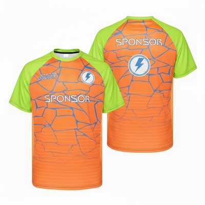 Performance Crew Neck Fully Custom Dye Sublimation T-Shirt