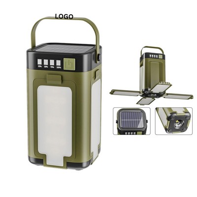 Solar Expandable Multi-Function Camping Lantern & Power Bank